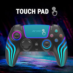 Ant Esports GP400 RGB 3-Mode Wireless Gaming Controller,1000Hz HallSense Precision Joysticks|PC,PS4,Android, iOS, Steam Deck & Switch |Bluetooth & 2.4GHz Wireless| Dual Vibration |Motion Control|White