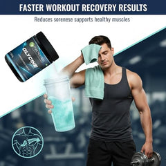 Pure Nutrition Glycine Powder | L Glycine Supplements | Amino Acid Supplement for Muscle Health, Skin, Calmness, Sleep, Relaxation Support & Recovery | Nutraceutical - 200g | Unflavored