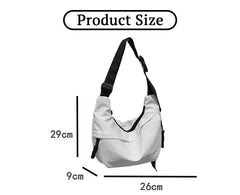 SYGA Women's Western Crossbody Bag, Large Capacity, Zipper Closure, Adjustable Strap (White)