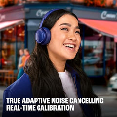 JBL Live 680NC Wireless On‑Ear Headphones with Adaptive Noise Cancelling, Bluetooth, 80 Hours Battery Life, Multipoint Connection, Green