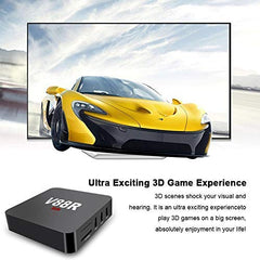 MANYCAST® Mini PC with DDR3 2 GB RAM 16 GB ROM, Android 10.0, RK3318 Quad-Core 64bit Cortex-A53, WiFi 2.4 Ghz,