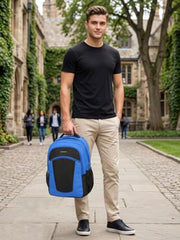 COSMUS Medium Size Multipurpose Laptop Backpack Bag Madison 33L Waterproof Bag With Laptop Compartment (Black)