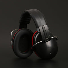 SYGA Children's Noise Reduction Reading Earmuffs, Head-Mounted Soundproof Earmuffs for Studying and Concentration (Red)