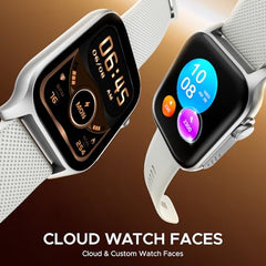 boAt Ultima Ember smartwatch with 1.96” AMOLED Display, AOD, Personalized Fitness Nudges, Functional Crown,100+ Sports Modes, Create Your Own Watchface, smartwatch for man and Woman (Steel Black)