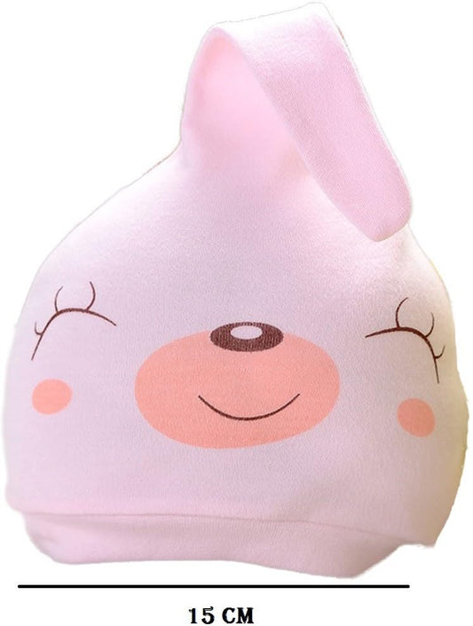 SYGA Newborn Baby Cap Soft & Cotton Close Eye Design Unisex Small Cap 0-6 Month Blue