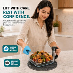 Libra 5.5 L Glass Air Fryer Oven - Multifunction Digital Air Fryer for Home
