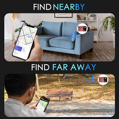 SEINXON Wallet Tracker (iOS Only) IP68 Thin Item Finder Card Luggage Located Bluetooth Works with Apple Find My APP & Network - Wireless Charger (Slim)