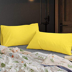 safhome Soft Pillow Covers 20 x 32 Inches - 100% Egyptian Cotton 400 Thread Count Set of 2 Pillow Cover Set Envelope Closure Hotel Quality Pillowcase - Aqua Blue
