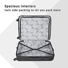 Safari Thorium Royale 8 Wheels Spinner Set of 3 Trolley Bags Hard Case Polycarbonate Luggage,TSA Lock,Wet Pouch Organized Interior,Suitcase for Travel,Trolley Bags for International Travel, Gun Metal