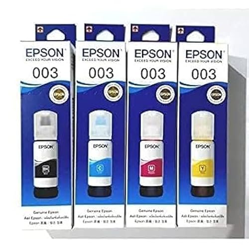 003 Ink Compatible for Epson L3110, L3150, L3250, L3252 L3115, L3116, L3101, L3210, L3215, L3216, L3151, L3152, L3156, L5190 Printers