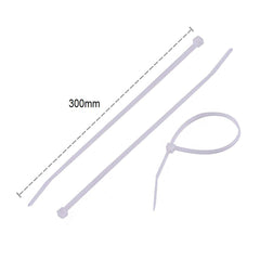 SYGA Nylon Cable Tie Self Locking Zip Ties Strong Cable Tie-Wrap, 150mm Wire Ties, Pack of 1000pcs(White)