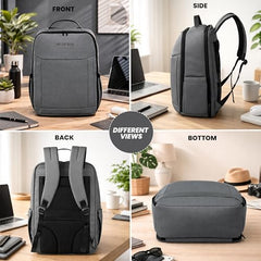 Storite Premium 15.6 Inch Laptop Backpack for Men & Women (Grey)