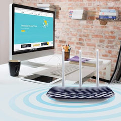 TP-Link Archer C50 AC1200 Dual Band Wireless Cable Router, Wi-Fi Speed Up to 867 Mbps/5 GHz + 300 Mbps/2.4 GHz, Supports Parental Control, Guest Wi-Fi, VPN (Black)