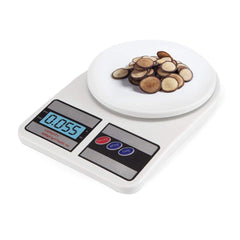 SYGA Lightweight 10kg Digital Kitchen Scales Food Scale Cooking Tools(White)