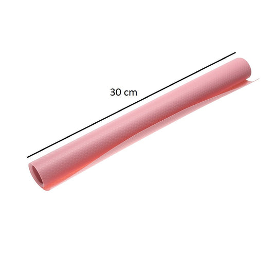 SYGA 2 Piece Useful and Multipurpose Full Length (30 x 150 cm) Pink Anti Slip Grip, Non Slip Liner, Skid Resistant Mat
