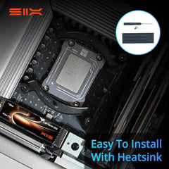 SIX NVME M.2 SSD PCIe 4.0-1TB m.2 2280 ssd, Read UP to 7350MB/s SSD 1TB for Gaming PS5 Memory Storage Expansion with Heatsink, Internal Solid State Hard Drive PCIe gen 4x4 Nvme for Laptop Desktop pc