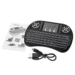 Tobo Wireless Touchpad Mini Keyboard Bluetooth K25 for Windows and Mac OS Computers, Home Theater PC Users, IPTV,(Black). TD-621KM