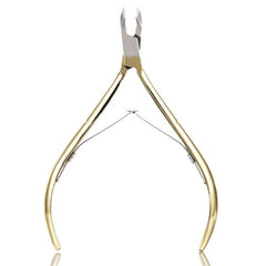 Syga Stainless Steel Nail Cuticle Nipper Pliers Manicure Pedicure Trimmer Tool (Gold)