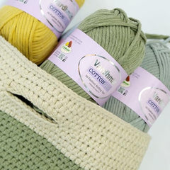 Vardhman Cotton Plus Cotton Acrylic Super Bulky Yarn 16 Ply | Pack-1