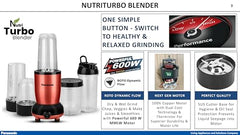 Panasonic Nutriturbo Juicer Blender | Powerful 600W MAX Locked Motor | Juicer, Mixer & Grinder | 2 Smoothie Maker Jars | Copper Motor | Safety Lock | Multi-Purpose Kitchen Appliance | 2 Years Warranty