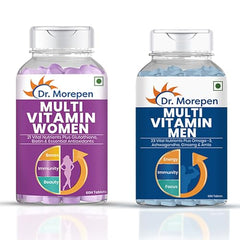 Dr. Morepen Multivitamin Tabs For Women | Energy & Immunity Booster Supplement | 60 Tabs Pack Of 2