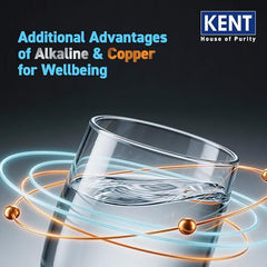 KENT Supreme IoT RO Water Purifier|RO+UF+UV+Alk+Cu+TDS Control+UV In-Tank | IoT Enabled | Alkaline Water with pH 8-9.5 | 8L | 20LP/Hr Ideal For Borewell/Tanker/Municipal Water