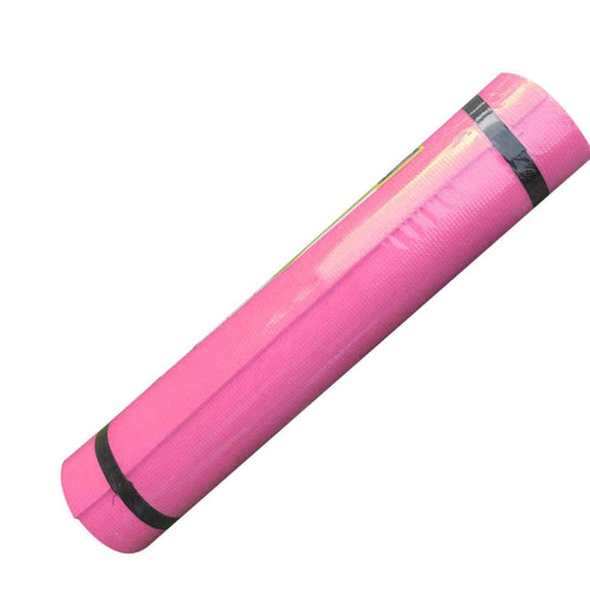 SYGA 6 MM Yoga Mat EVA Thick Durable Non-Slip Exercise Lose Weight Fitness Pad Mat (Color Random)