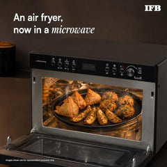 IFB 30L Convection Microwave Oven with 360 Degree Motorized Rotisserie 101 Auto Cook Menus (30BRC2, Black, Auto Defrost, Grill Mode, Combi-Cook Modes, 10 Power Levels)