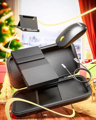 Samsers Foldable Keyboard&Mouse, Samsers Folding Bluetooth Keyboard Mouse Combo, 2.4G + BT5.0 x 2, Full-Size Portable Travel Keyboard & USB-C Rechargeable Wireless Mouse for iOS Android Windows Mac OS