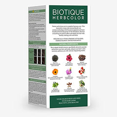 Biotique Herbcolor Conditioning Hair Colour l Ammonia Free Hair Color l 9 Organic Herbal Extracts l Natural and Healthy Shine l 50g + 110ml| Natural Black 1N (Pack of 1)