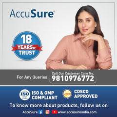 AccuSure XP-01 Palm-Style Aneroid Sphygmomanometer BP Monitor | Single-Hand Operation | Bladderless Cuff | Portable Manual Blood Pressure Monitor with Pressure Release Button