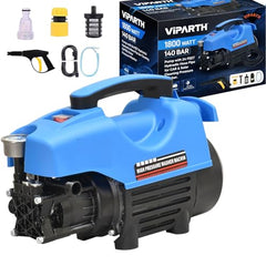 Viparth 16 Inch Dual-Function Undercarriage Pressure Washer | Underbody Car Wash, Bus | with 2 Piece Extension Wand | 4000 PSI | with 4 Spray Nozzle