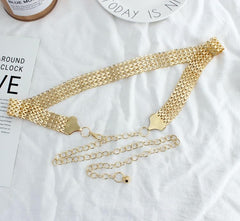 SYGA Metal Chain Waist Chain Women's Punk Retro Belt Decorative Body Chain