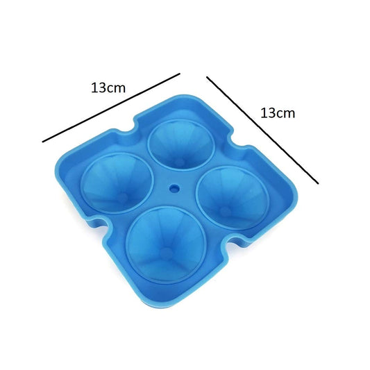 SYGA 1 Piece Diamond-Shaped Fun Ice Cube Molds BPA Silicone Flexible Ice Maker Tray with Funnel