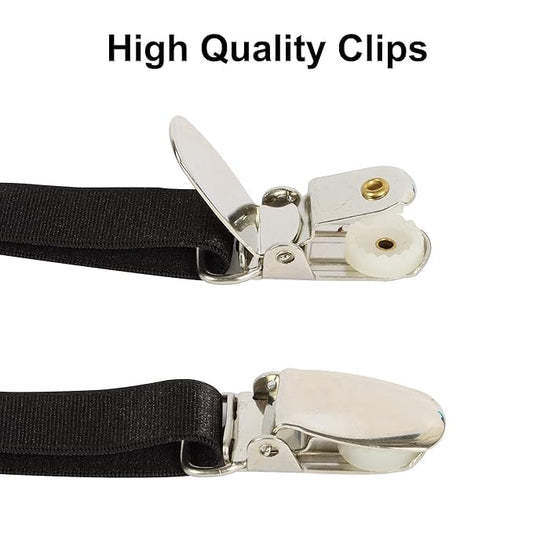MOMISY Tucker for Men Elastic Shirt Stays, Holder with Non-Slip Strong Grip Clasp (Joint, 1)