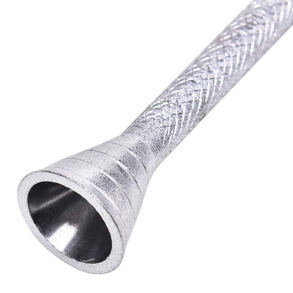 SYGA 2 Pcs Baking Pastry Cone Holder Icing Cream Rose Flower Sticks Flower Nail Cake Decorating for Icing Flowers Making (Aluminium Alloy)