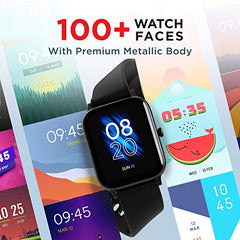 boAt Ultima Regal w/ 2.01”(5.10 cm) Crystal-Clear AMOLED Display, 1000 NITS Brightness,Premium Metal Body, Functional Crown, 100+ Sports Modes, Fitness Smart Watch for Men & Women (Steel Black)