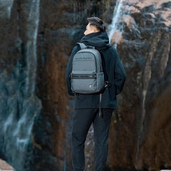Arctic Hunter Compact Backpack for Men Women 21L One-Day-Capacity Slim 15.6" Laptop Bag Sleek Lightweight Water-resistant Small Laptop Backpack for Casual College Daypack