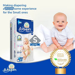 Wowper Easy Pants Baby Diaper | Medium Size Diapers | Diapers with Wetness Indicator | Upto 12 Hrs Absorption | 7-12 Kg | 34 Counts