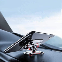 MOMISY Magnetic Mobile Phone Holder for Car Dashboard, [Easily Install] Mount [8 Strong Magnets] Friendly iPhone Mobile Stand Fits with All Smartphones (Black)