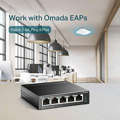 TP-Link LS1005 5-Port 10/100Mbps Desktop Switch|Green Ethernet Technology Network Hub|IEEE 802.3X |Plug and Play|Fanless Design