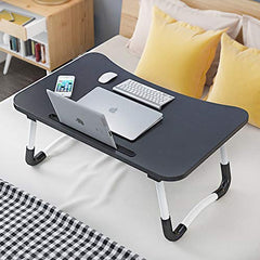 GoRogue Stud Foldable Wooden Mini Lapdesk for Couch, Sofa Bed, Study Tray Table Stand for Writing (Walnut), 40 Centimeters
