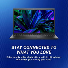 Dell 15 (Previously Inspiron) Laptop, 14th Gen Intel Core i3/Core 3 100U Processor, 8GB DDR4, 512 SSD, 15.6" FHD 120Hz IPS AG 250 nit Display, Win 11 + Office H&S 2024, Carbon Black, 1.63Kg