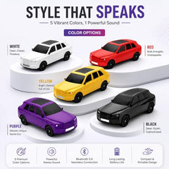 Toy Imagine Bluetooth Toy Car Speaker, Multicolor