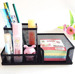 SYGA Office Supplies Desk Organizer Mesh Collection Pen Holder, 3 Compartments