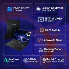 Lenovo Legion 5 2025, Intel Core i7-13650HX,13th Gen, NVIDIA RTX 5060 8GB, 16GB RAM, 1TB SSD, WUXGA IPS, 15.3" (38.8cm), 165Hz, Windows 11, Office 2024, Black, 2.1Kg, 83LY00SVIN Gaming Laptop