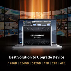 Gigastone Game Pro 5-Pack 256GB SSD SATA III 6Gb/s. 3D NAND 2.5" Internal Solid State Drive, Read up to 510MB/s. Compatible with PS4, PC, Desktop and Laptop, 2.5 inch 7mm (0.28”)
