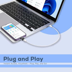 (Apple MFi Certified) Type C Female to Lightning Male Adapter for iPhone Headphone Mic OTG Support Compatible with iPhone 14/13/ 12/11/ Mini/Pro/ProMax, SE/XS/XR/X/ 8/7/ 6/ Plus, i-Pad & iOS