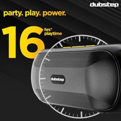 Dubstep Pop 600 Wireless Speaker, 15 Hrs Playtime, 52mm Driver, TWS Pairing, 6W Output Bluetooth Speakers (Grey)