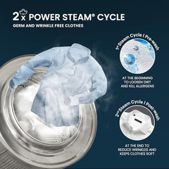 IFB 10Kg 5 Star with Deep Clean Oxyjet Technology, AI Powered, Fully Automatic Front Load Washing Machine (EXECUTIVE PLUS VSC 1014, Steam Refresh Program, Wi-Fi, Eco Inverter, SUS VCM, silver)